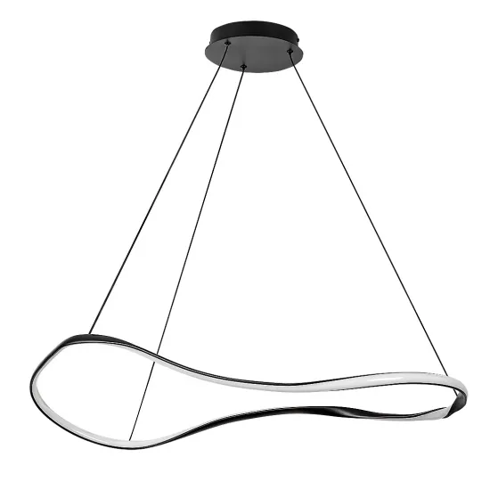 Rábalux Mirossi fekete LED függesztett lámpa (RAB-72266) LED 1 izzós IP20