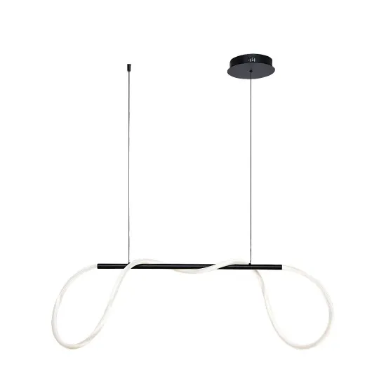 Rábalux Montema fekete LED függesztett lámpa (RAB-72269) LED 1 izzós IP20