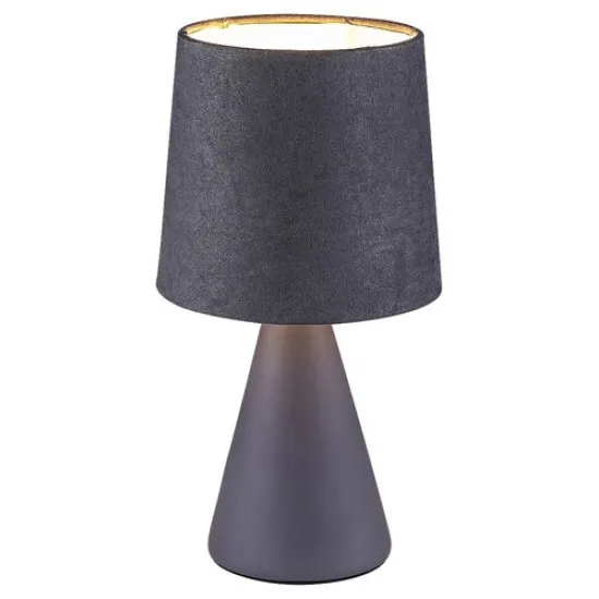 Rábalux Nalani szürke asztali lámpa (RAB-2695) E14 1 izzós IP20