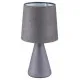 Rábalux Nalani szürke asztali lámpa (RAB-2695) E14 1 izzós IP20