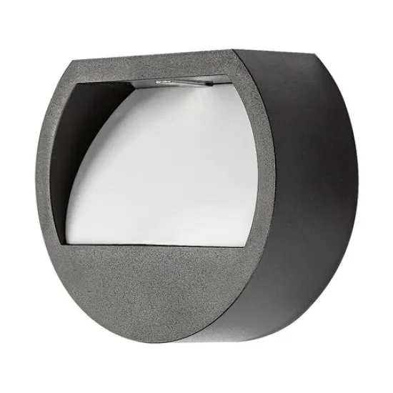 Rábalux Narmada fekete-fehér LED kültéri napelemes fali lámpa (RAB-77004) LED 1 izzós IP44