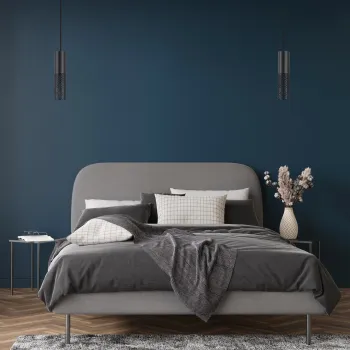 Rábalux Nasis fekete függesztett lámpa (RAB-72250) GU10 1 izzós IP20