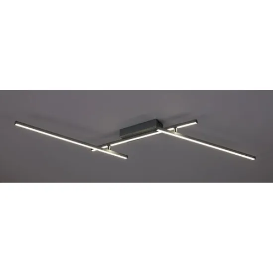 Rábalux Negan ezüst-fehér LED mennyezeti lámpa (RAB-71019) LED 1 izzós IP20