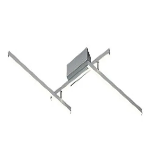 Rábalux Negan ezüst-fehér LED mennyezeti lámpa (RAB-71019) LED 1 izzós IP20