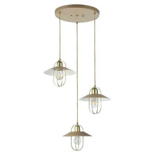 Rábalux Nesrin arany függesztett lámpa (RAB-3520) E27 3 izzós IP20