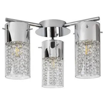 Rábalux Niagara króm fürdőszobai mennyezeti lámpa (RAB-2195) E14 3 izzós IP44