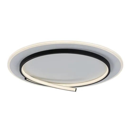 Rábalux Niloo fekete LED mennyezeti lámpa (RAB-71366) LED 1 izzós IP20