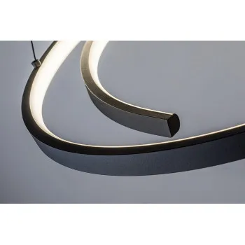 Rábalux Niloo fekete LED függesztett lámpa (RAB-72367) LED 1 izzós IP20