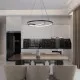 Rábalux Niloo fekete LED függesztett lámpa (RAB-72367) LED 1 izzós IP20