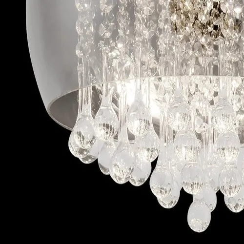 Rábalux Ninelle króm-füstszínű mennyezeti lámpa (RAB-3598) G9 6 izzós IP20