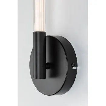 Rábalux Nivaro fekete LED falikar (RAB-71167) LED 1 izzós IP20