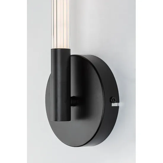 Rábalux Nivaro fekete LED falikar (RAB-71167) LED 1 izzós IP20