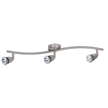 Rábalux Norman matt króm mennyezeti spotlámpa (RAB-5993) GU10 3 izzós IP20