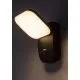 Rábalux Odiel fekete-fehér LED kültéri mozgásérzékelős falikar (RAB-77058) LED 1 izzós IP44