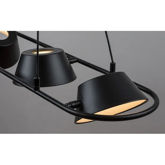 Rábalux Odiss fekete LED függesztett lámpa (RAB-72218) LED 1 izzós IP20 Rábalux Odiss fekete LED függesztett lámpa (RAB-72218) LED 1 izzós IP20