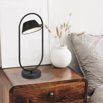 Rábalux Odiss fekete LED asztali lámpa (RAB-74190) LED 1 izzós IP20