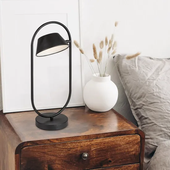 Rábalux Odiss fekete LED asztali lámpa (RAB-74190) LED 1 izzós IP20 Rábalux Odiss fekete LED asztali lámpa (RAB-74190) LED 1 izzós IP20