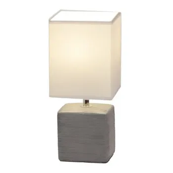 Rábalux Orlando szürke asztali lámpa (RAB-4458) E14 1 izzós IP20