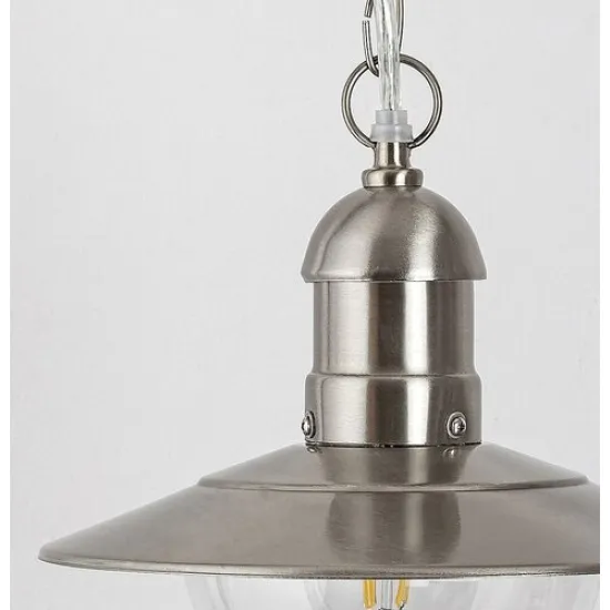 Rábalux Oslo matt króm kültéri függesztett lámpa (RAB-8764) E27 1 izzós IP44