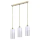 Rábalux Panthea arany-fehér függesztett lámpa (RAB-4480) E27 3 izzós IP20