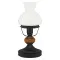 Rábalux Petronel matt fekete-dió asztali lámpa (RAB-7072) E27 1 izzós IP20