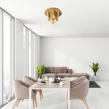 Rábalux Ramira arany mennyezeti lámpa (RAB-71355) G9 13 izzós IP20