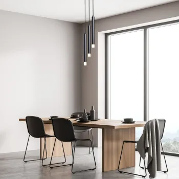 Rábalux Ramira fekete függesztett lámpa (RAB-72358) G9 3 izzós IP20