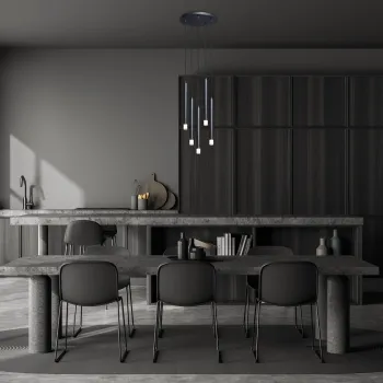 Rábalux Ramira fekete függesztett lámpa (RAB-72360) G9 5 izzós IP20