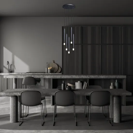 Rábalux Ramira fekete függesztett lámpa (RAB-72360) G9 5 izzós IP20 Rábalux Ramira fekete függesztett lámpa (RAB-72360) G9 5 izzós IP20