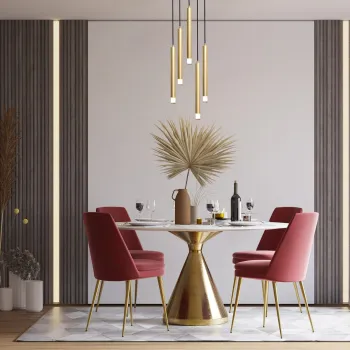 Rábalux Ramira arany függesztett lámpa (RAB-72361) G9 5 izzós IP20