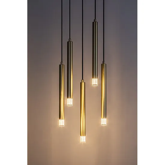 Rábalux Ramira arany függesztett lámpa (RAB-72361) G9 5 izzós IP20 Rábalux Ramira arany függesztett lámpa (RAB-72361) G9 5 izzós IP20