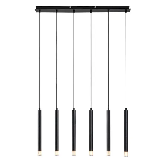 Rábalux Ramira fekete függesztett lámpa (RAB-72362) G9 6 izzós IP20 Rábalux Ramira fekete függesztett lámpa (RAB-72362) G9 6 izzós IP20