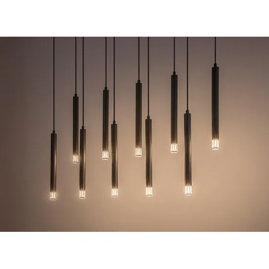 Rábalux Ramira fekete függesztett lámpa (RAB-72364) G9 10 izzós IP20 Rábalux Ramira fekete függesztett lámpa (RAB-72364) G9 10 izzós IP20