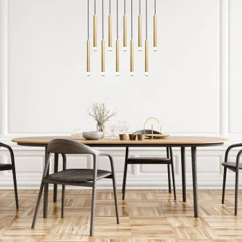 Rábalux Ramira arany függesztett lámpa (RAB-72365) G9 10 izzós IP20