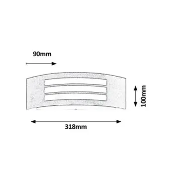 Rábalux Roma antik arany-fehér kültéri fali lámpa (RAB-8511) E27 1 izzós IP44