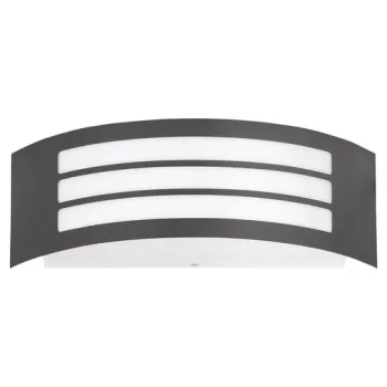 Rábalux Roma antracit-fehér kültéri fali lámpa (RAB-8776) E27 1 izzós IP44