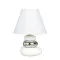 Rábalux Salem fehér-ezüst asztali lámpa (RAB-4949) E14 1 izzós IP20