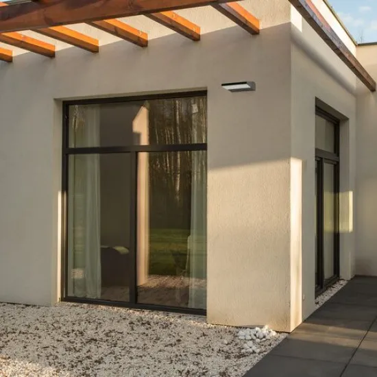 Rábalux Senica fekete-fehér LED kültéri fali lámpa (RAB-77064) LED 1 izzós IP65