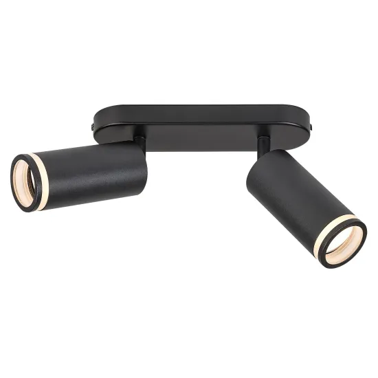 Rábalux Senobia fekete mennyezeti lámpa (RAB-73034) GU10 2 izzós IP20