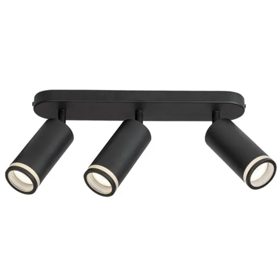 Rábalux Senobia fekete mennyezeti lámpa (RAB-73035) GU10 3 izzós IP20