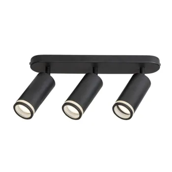 Rábalux Senobia fekete mennyezeti lámpa (RAB-73035) GU10 3 izzós IP20