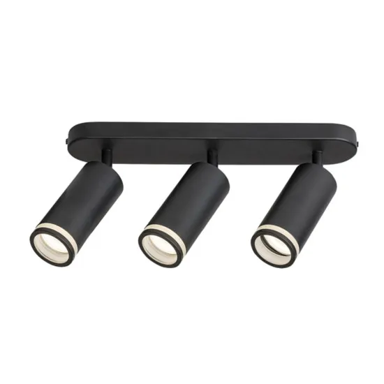 Rábalux Senobia fekete mennyezeti lámpa (RAB-73035) GU10 3 izzós IP20