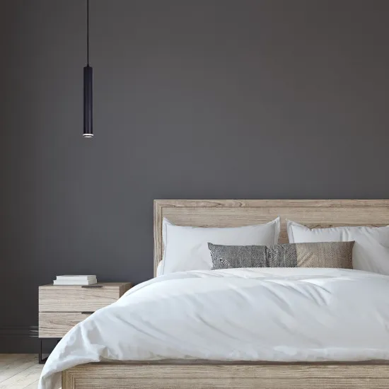 Rábalux Senobia fekete függesztett lámpa (RAB-73036) GU10 1 izzós IP20