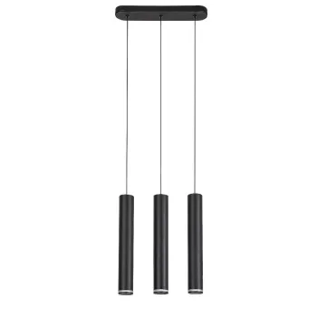 Rábalux Senobia fekete függesztett lámpa (RAB-73037) GU10 3 izzós IP20