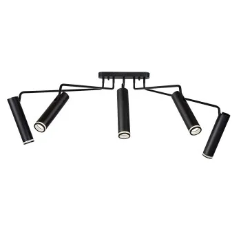 Rábalux Senobia fekete mennyezeti lámpa (RAB-73040) GU10 5 izzós IP20