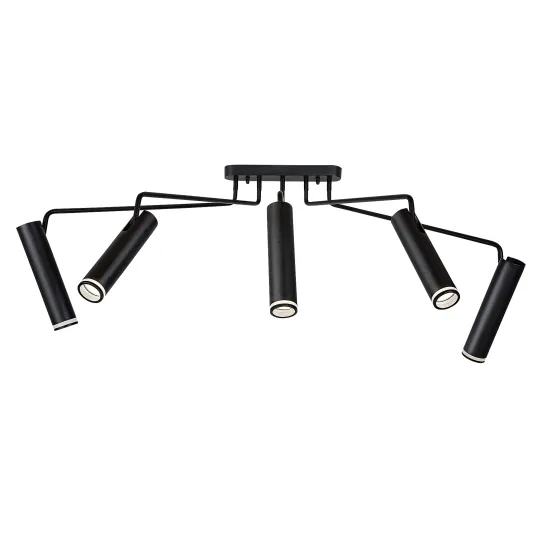 Rábalux Senobia fekete mennyezeti lámpa (RAB-73040) GU10 5 izzós IP20