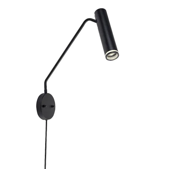 Rábalux Senobia fekete falikar (RAB-73041) GU10 1 izzós IP20