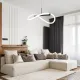 Rábalux Serena fekete LED függesztett lámpa (RAB-72252) LED 1 izzós IP20