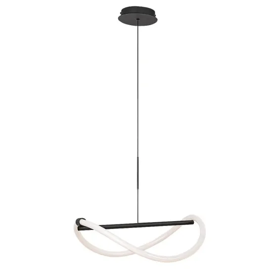 Rábalux Serena fekete LED függesztett lámpa (RAB-72252) LED 1 izzós IP20