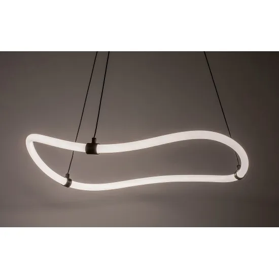 Rábalux Serena fekete LED függesztett lámpa (RAB-72253) LED 1 izzós IP20
